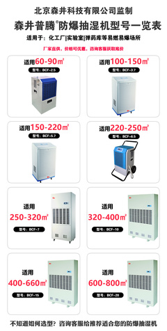 防爆除濕機 森井普騰工業(yè)大功率除濕機 800平米空間480L/天除濕量 干燥設(shè)備高危場合
